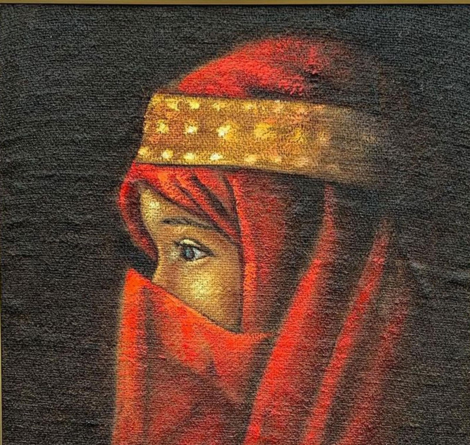 Wasiu Adelakun, Befitting - 21st Century, Contemporary, Figurative Portrait, Religious, Women, 2022 - 5