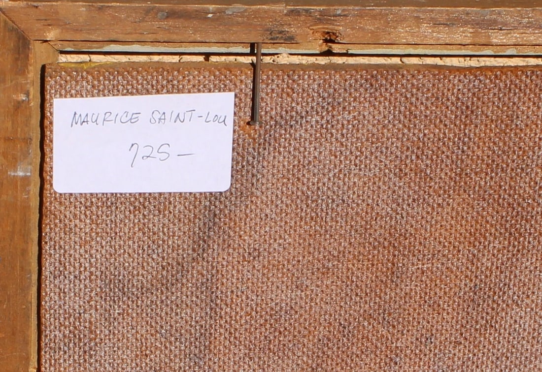 Maurice Saint-Lou (French 1897-1961) Man Getting a Haircut oil Price was $725 - 7