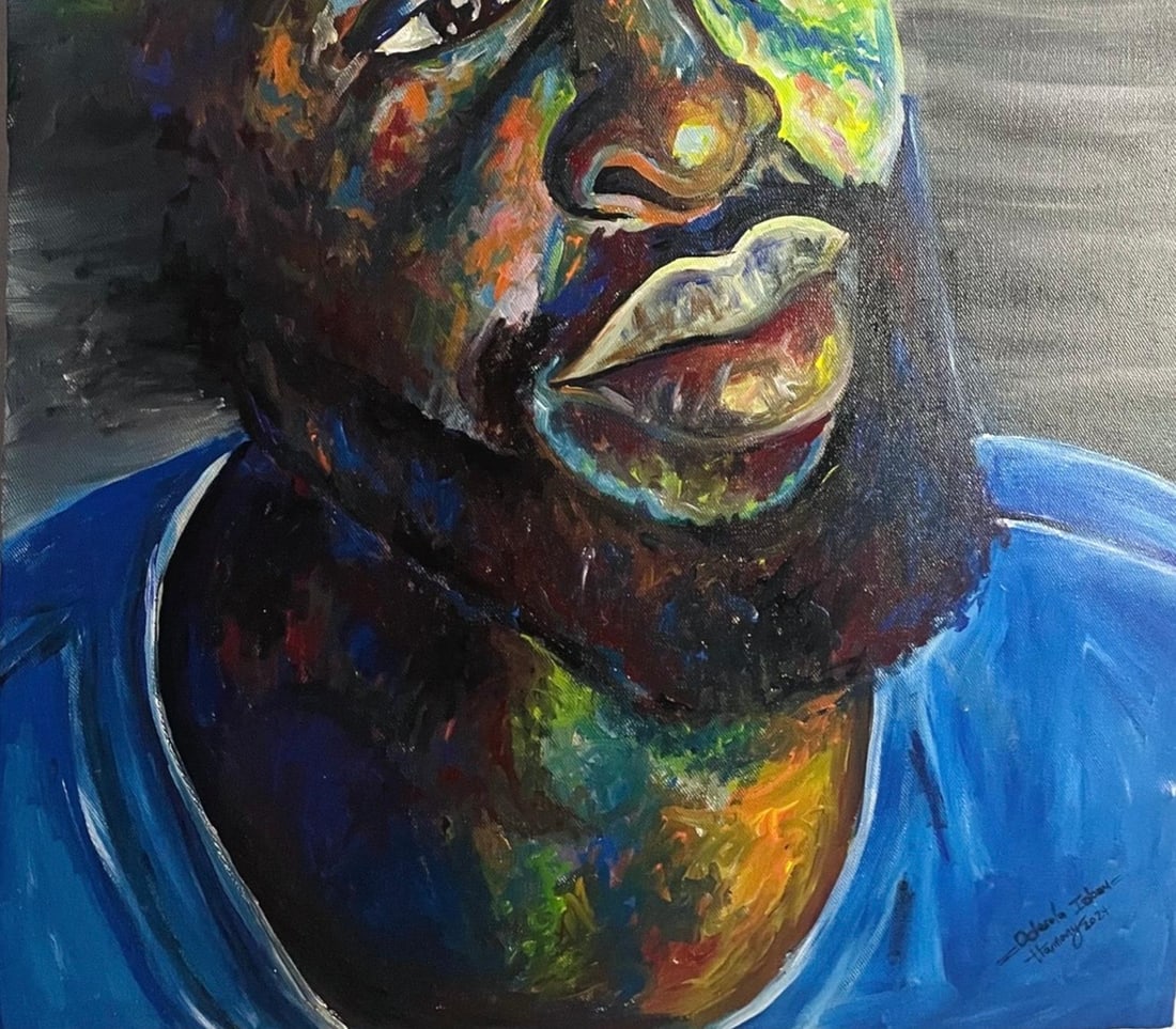 Odesola Idowu, Livelihood Survival - 21st Century, Contemporary, Figurative Portrait, Men, Bus, 2024 - 2