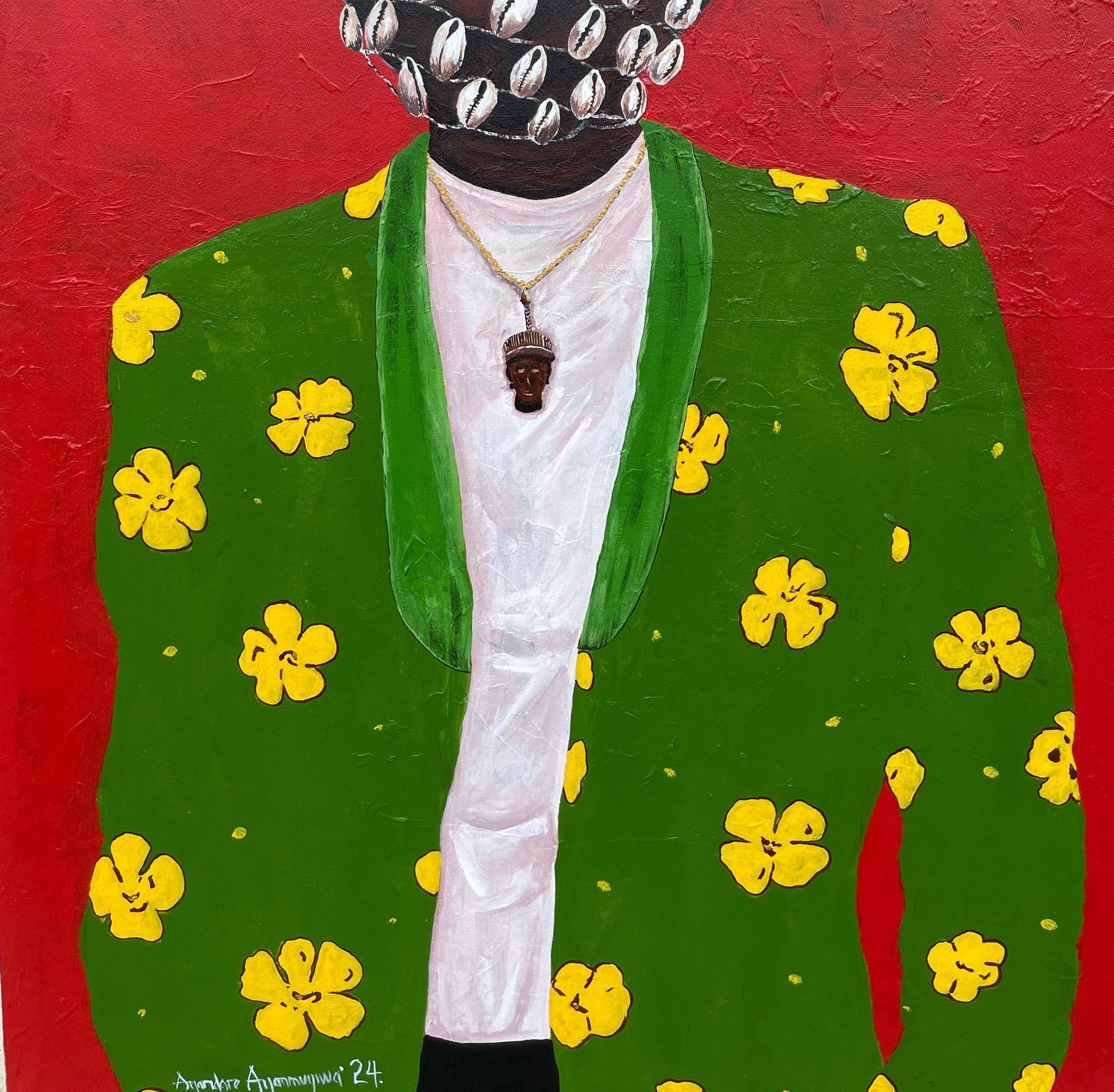 Ayandare Adeniran Ayanmuyiwa, Self Confidence - 21st Century, Contemporary, Figurative Portrait, - 9