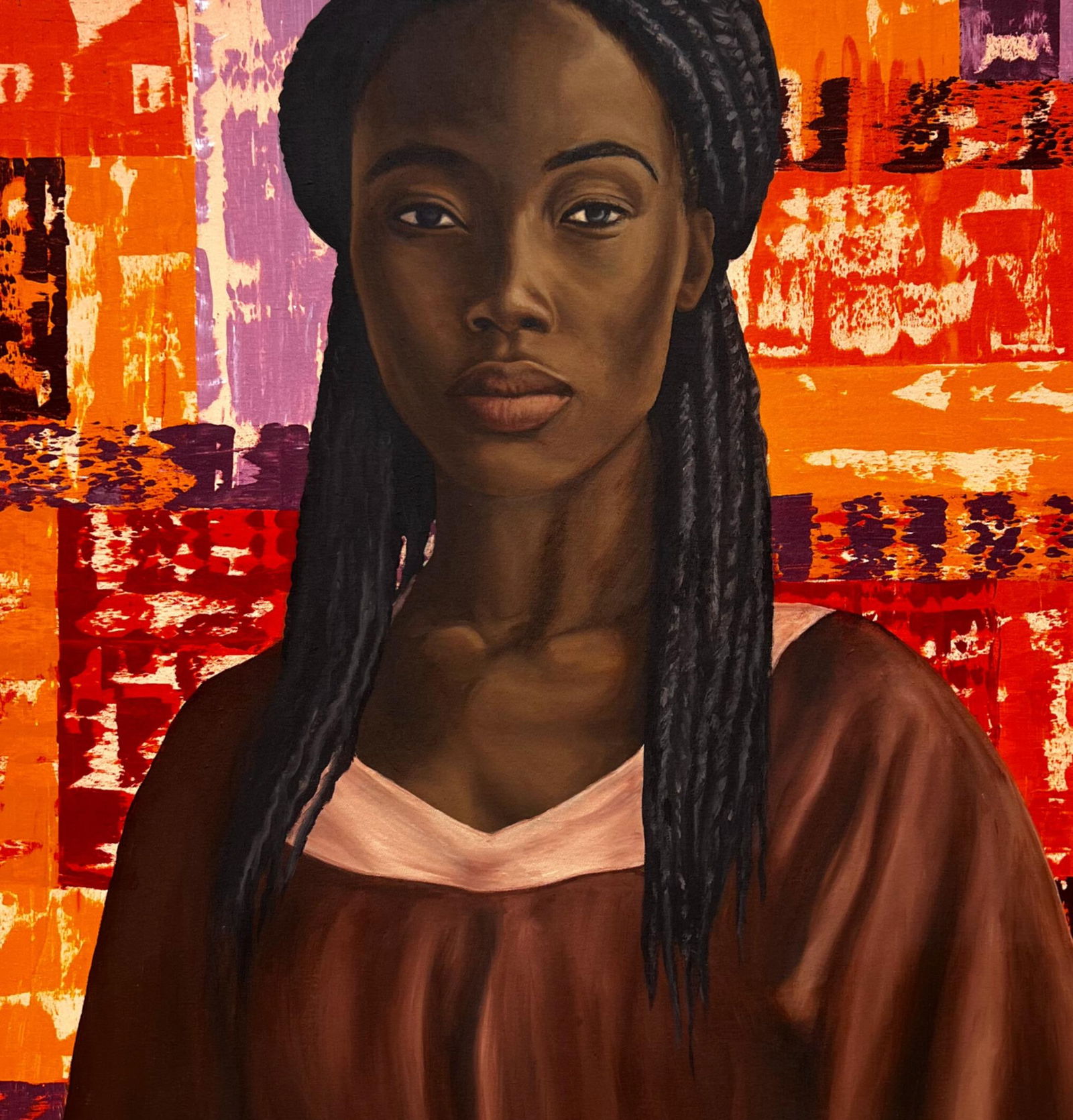 Adebayo Taiwo, Fractured Harmony -21st Century, Contemporary, Figurative Portrait, Women, 2024 - 7