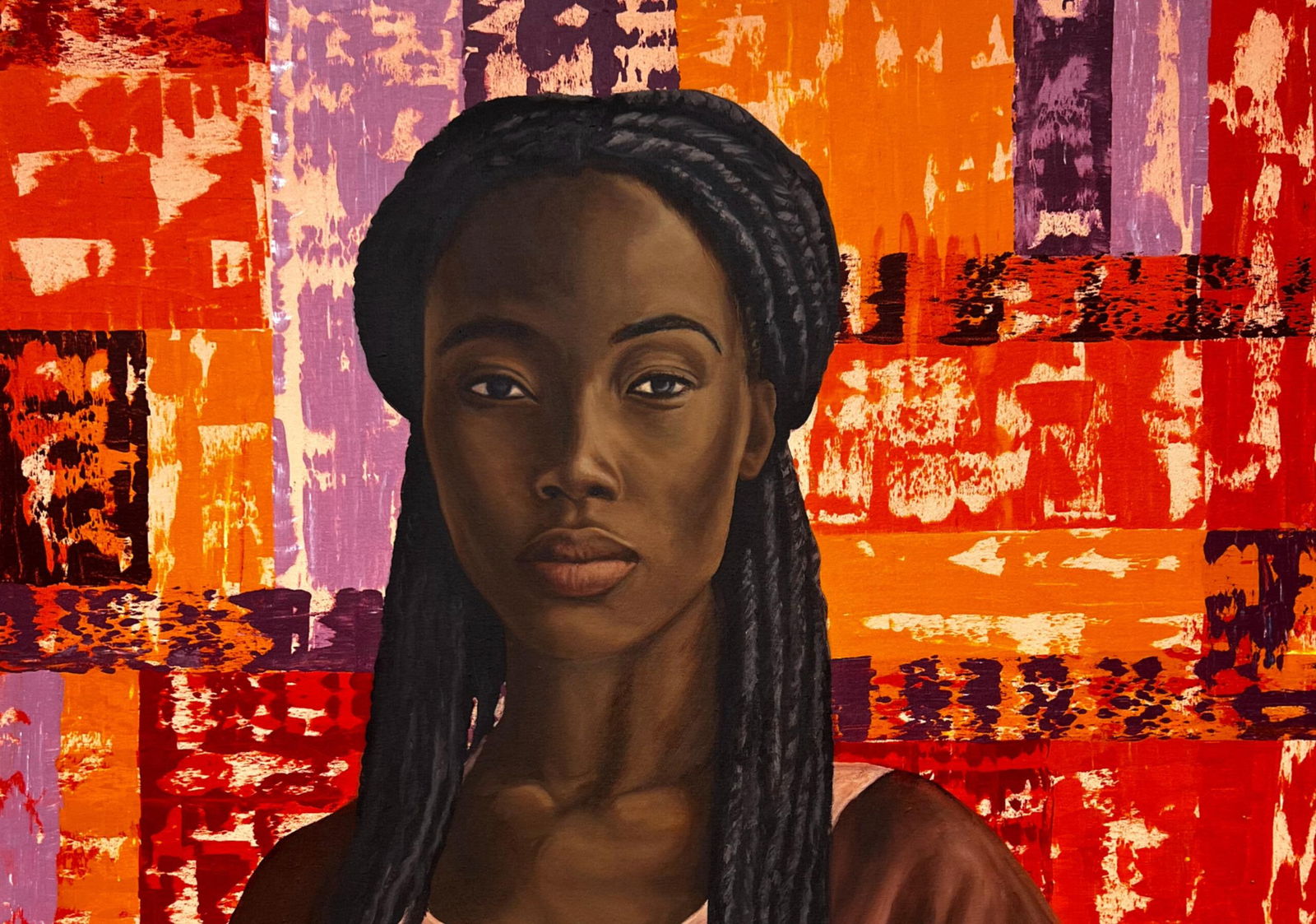 Adebayo Taiwo, Fractured Harmony -21st Century, Contemporary, Figurative Portrait, Women, 2024 - 9