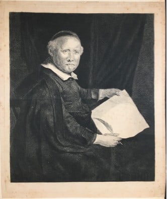 Rembrandt Van Rijn, Dutch 1606-1669) Liven Van Coppenol: the large plate, 1658 (Later posthumous imp (1 of 1)