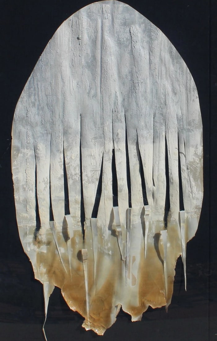 MARGARET HEHMAN-SMITH California Modernist Mixed Media Abstract - 3