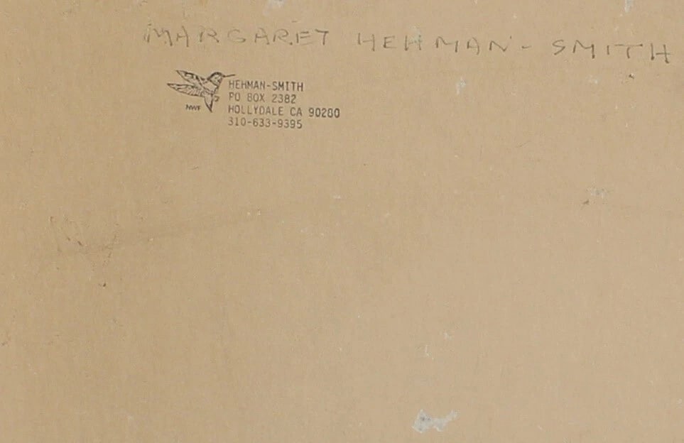 MARGARET HEHMAN-SMITH California Modernist Mixed Media Abstract - 6