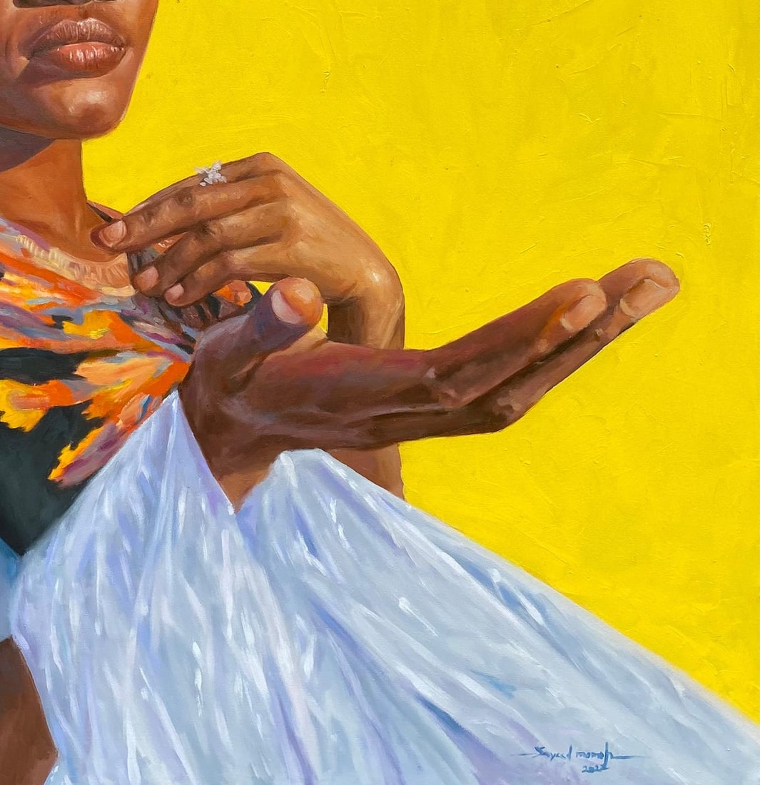 Sayeed Momoh, Beyond Reproach - 21st Century, Expressionist, Figurative Portrait, Oil, Women, 2022 - 15