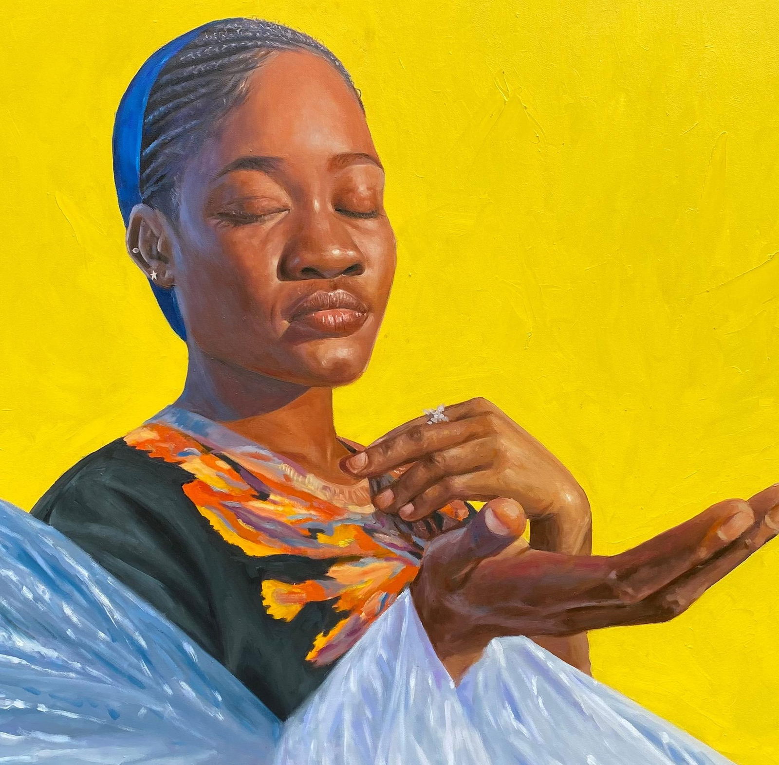 Sayeed Momoh, Beyond Reproach - 21st Century, Expressionist, Figurative Portrait, Oil, Women, 2022 - 16