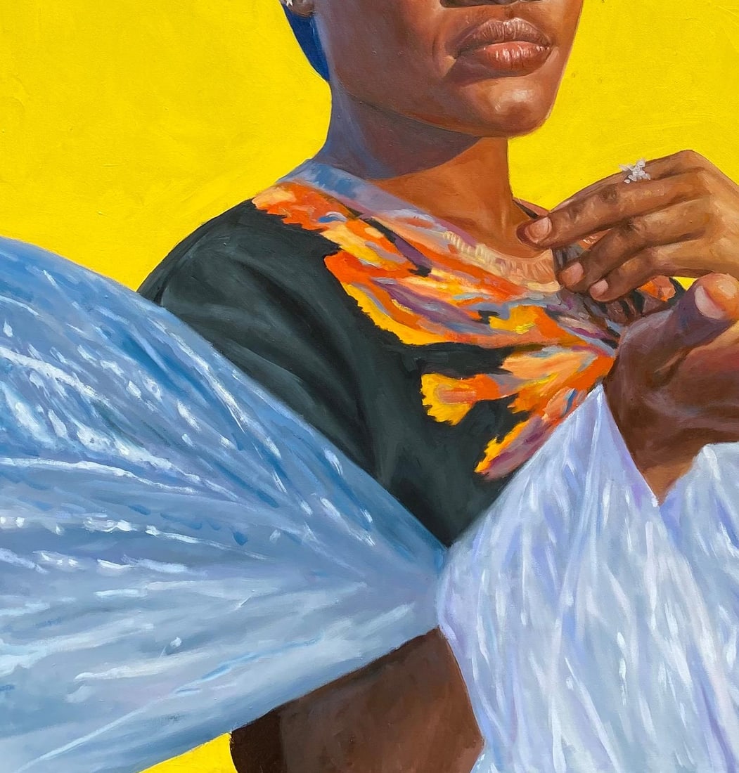 Sayeed Momoh, Beyond Reproach - 21st Century, Expressionist, Figurative Portrait, Oil, Women, 2022 - 2