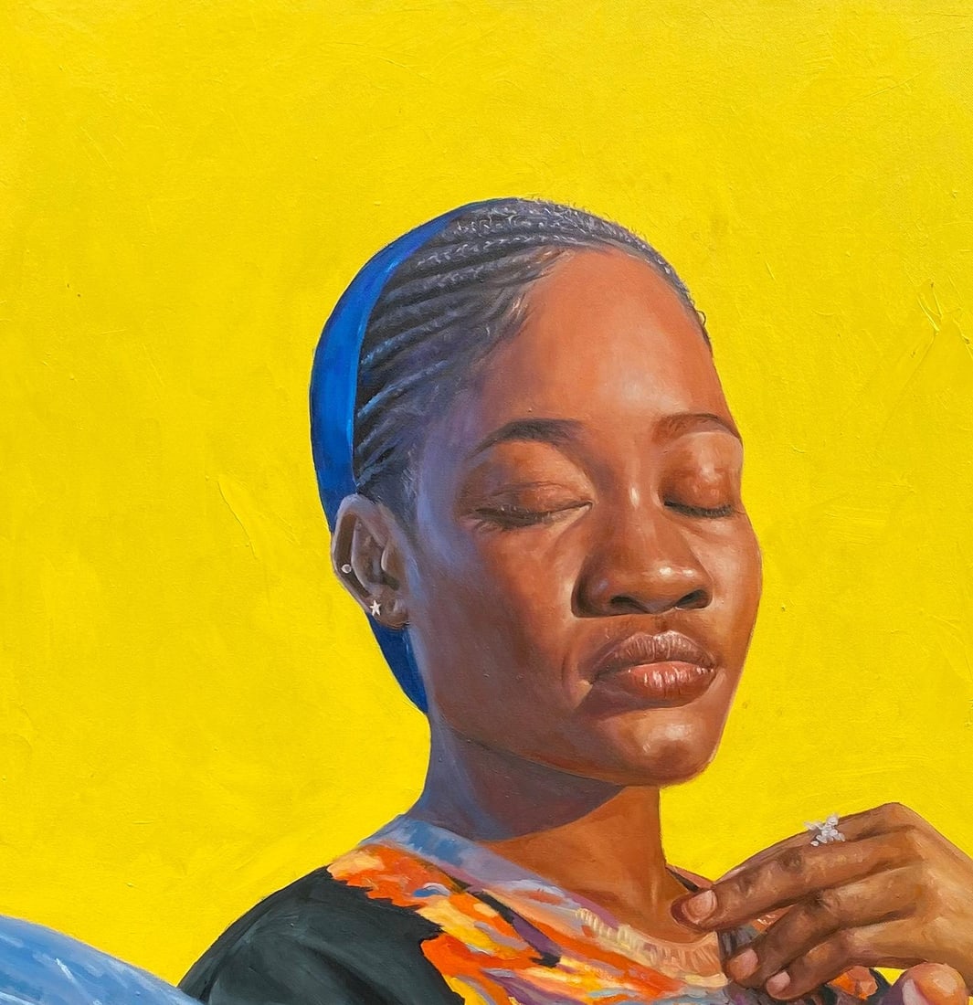 Sayeed Momoh, Beyond Reproach - 21st Century, Expressionist, Figurative Portrait, Oil, Women, 2022 - 6