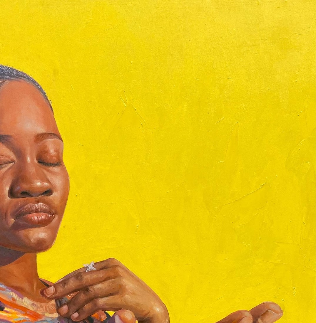 Sayeed Momoh, Beyond Reproach - 21st Century, Expressionist, Figurative Portrait, Oil, Women, 2022 - 7