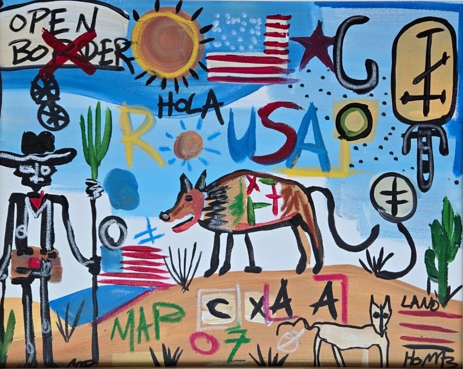 CORBELLIC + Painting 20x16" - Original MY LADY IS REALLY LOVELY + COA - 4