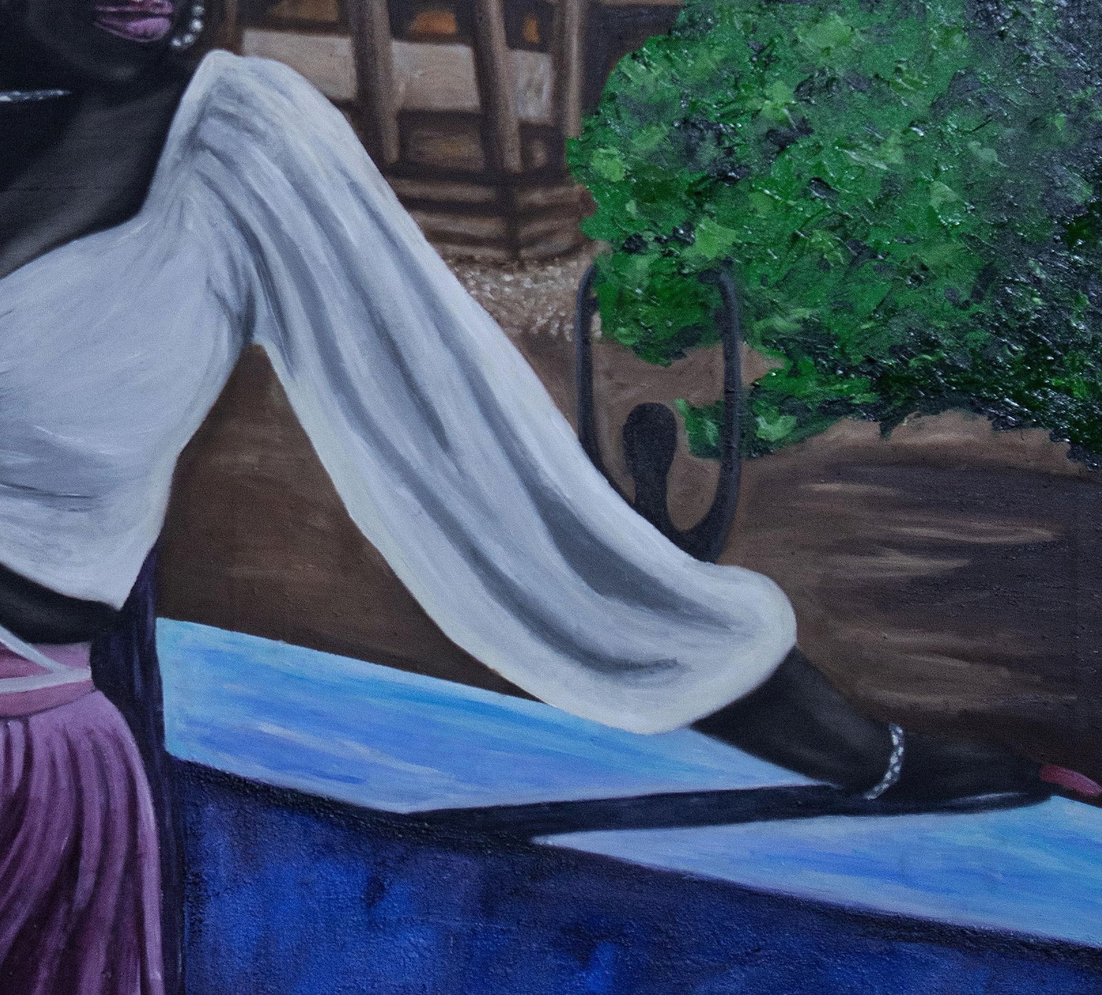 Ogbonna Francis, At The Other Side Waiting -21st Century, Contemporary, Figurative, Fashion, Love, - 15