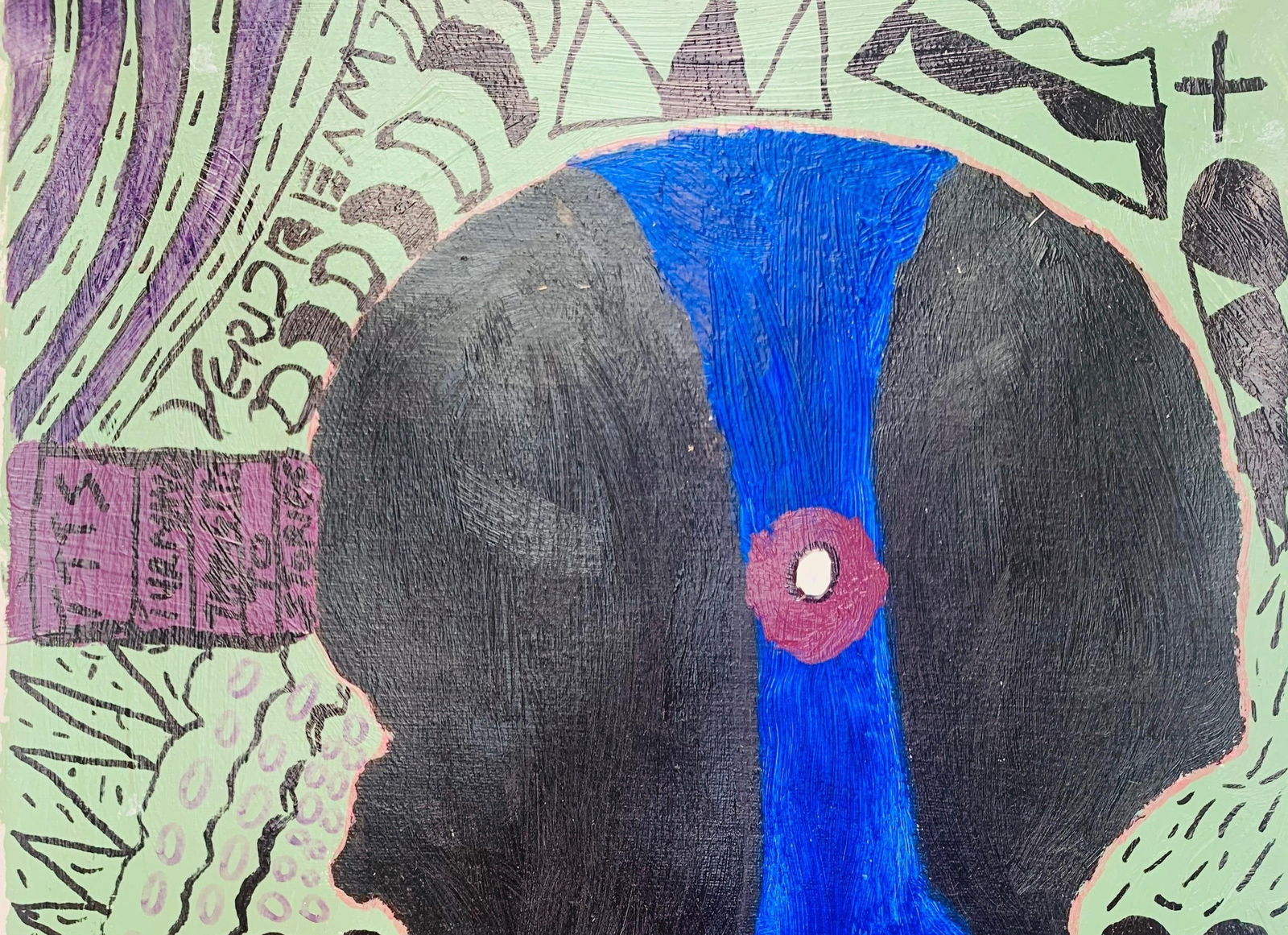 Olumide Ajayi, Veridream - 21st Century, Contemporary, Abstract, Miniature, Emotions, Colors, 2024 - 5