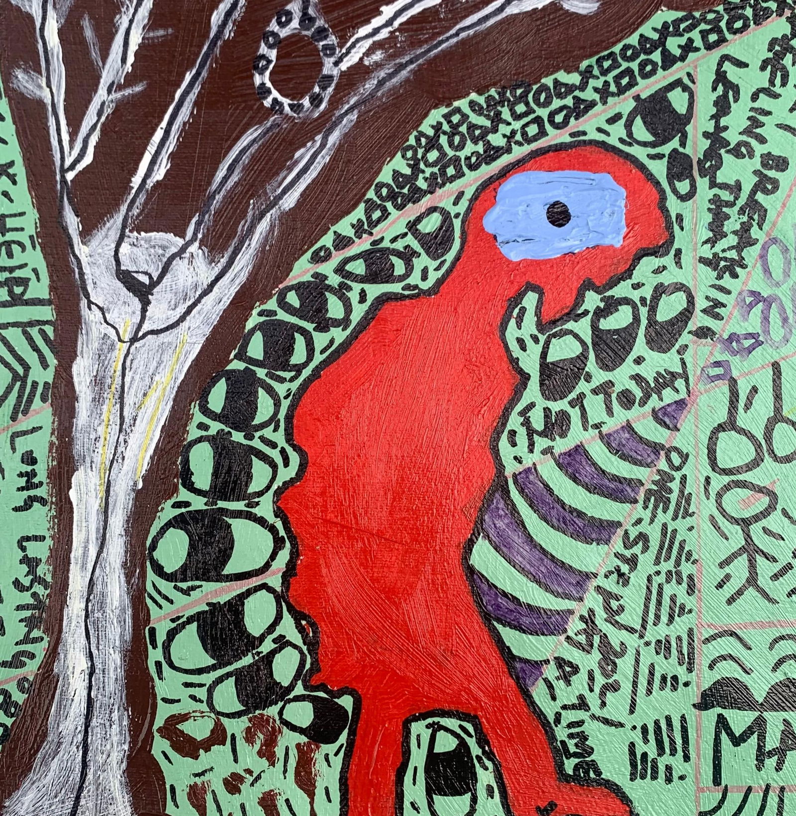 Olumide Ajayi, Magoa (Live Another Day) - 21st Century, Contemporary, Abstract, Miniature, 2024 - 3