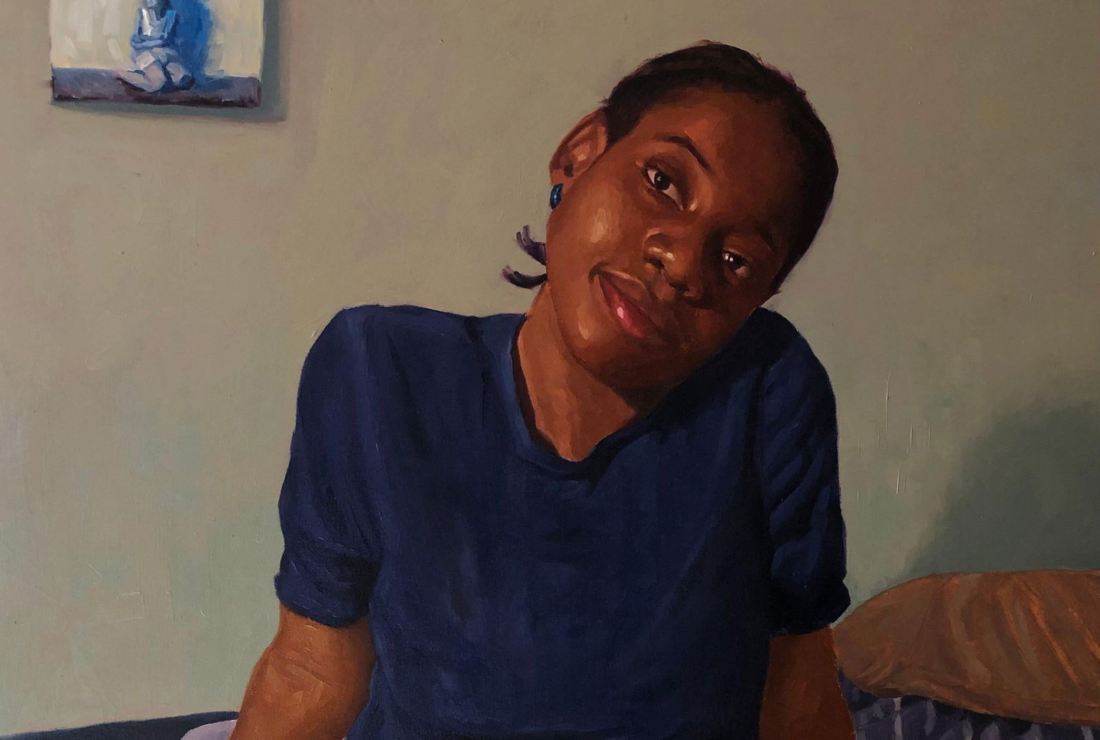 Simon Obeka, Regardless I will be Here - 21st Century, Contemporary, Figurative, Women, Love, 2024 - 2