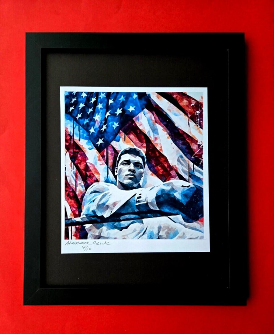ALEXANDER DULAC | MUHAMMAD ALI Hand Signed Authentic Print Ed of 10 COA (1 of 5)