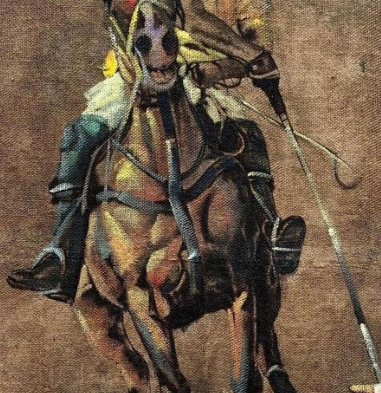Wasiu Adelakun, Best Target Shot - 21st Century, Contemporary, Figurative Portrait, Horse Rider, - 8
