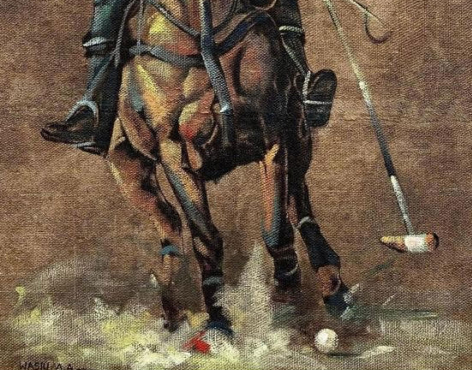 Wasiu Adelakun, Best Target Shot - 21st Century, Contemporary, Figurative Portrait, Horse Rider, - 2