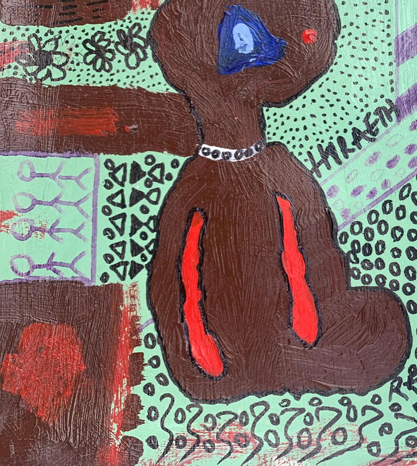 Olumide Ajayi, Hiraeth - 21st Century, Contemporary, Abstract, Miniature, Emotions, Colors, 2024 - 7