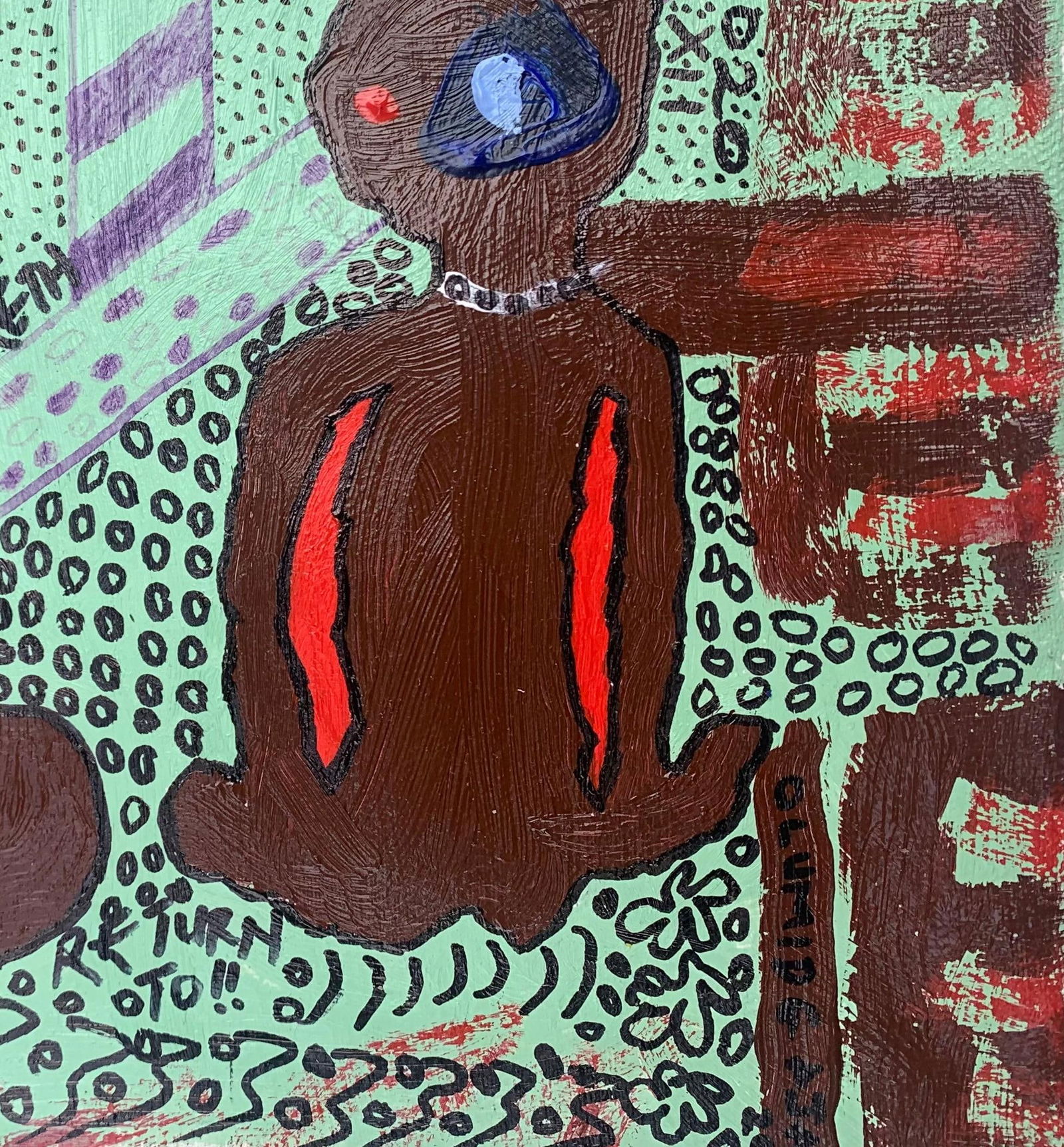 Olumide Ajayi, Hiraeth - 21st Century, Contemporary, Abstract, Miniature, Emotions, Colors, 2024 - 2