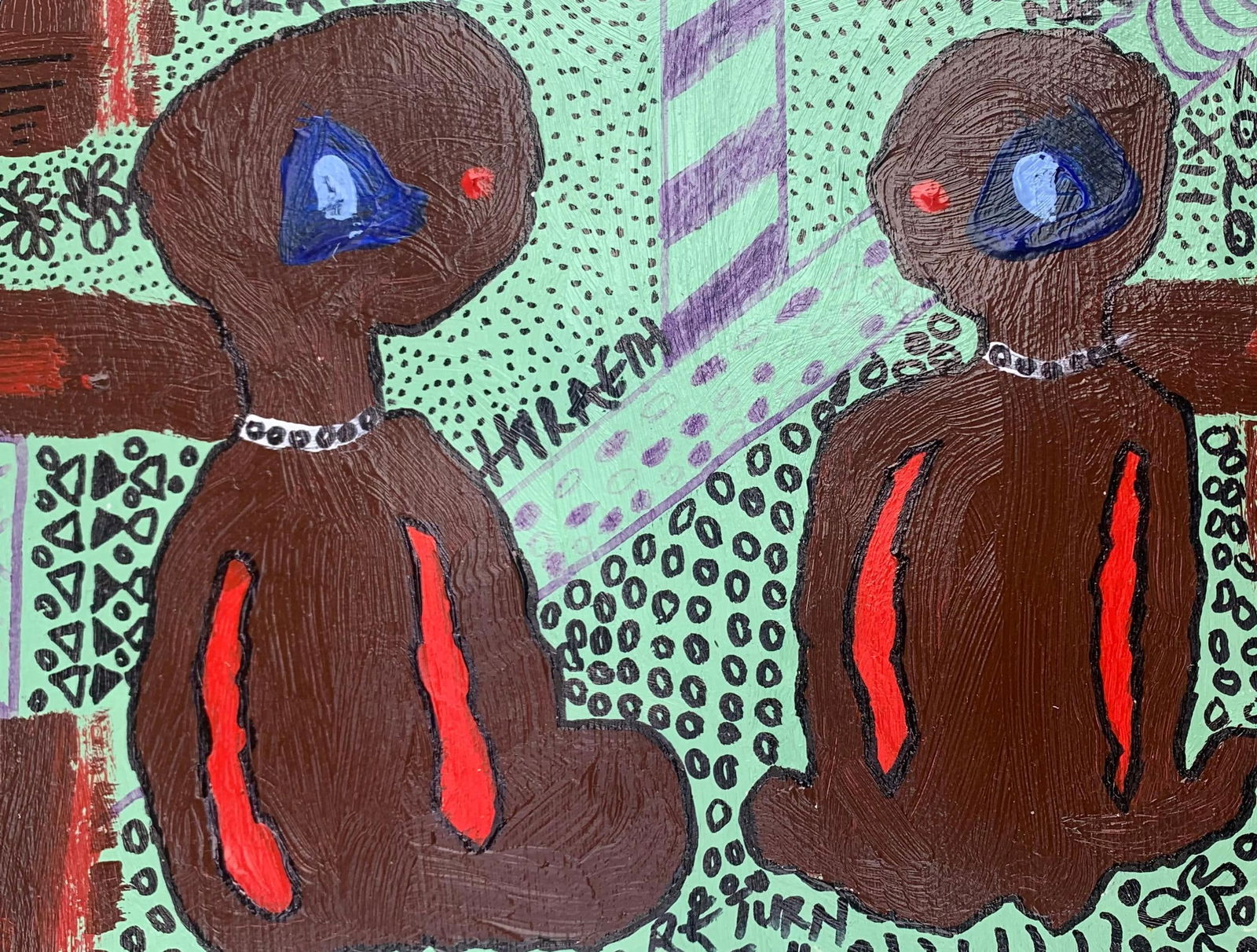 Olumide Ajayi, Hiraeth - 21st Century, Contemporary, Abstract, Miniature, Emotions, Colors, 2024 - 3