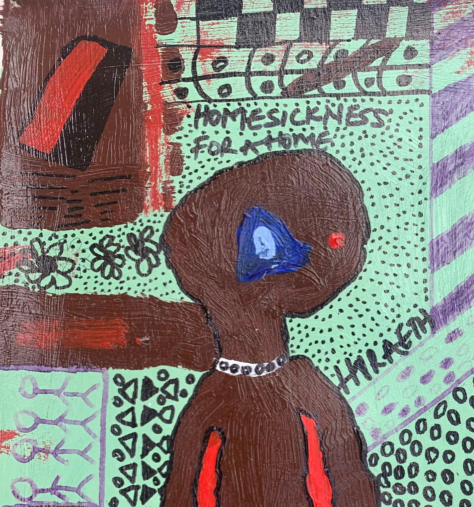 Olumide Ajayi, Hiraeth - 21st Century, Contemporary, Abstract, Miniature, Emotions, Colors, 2024 - 5