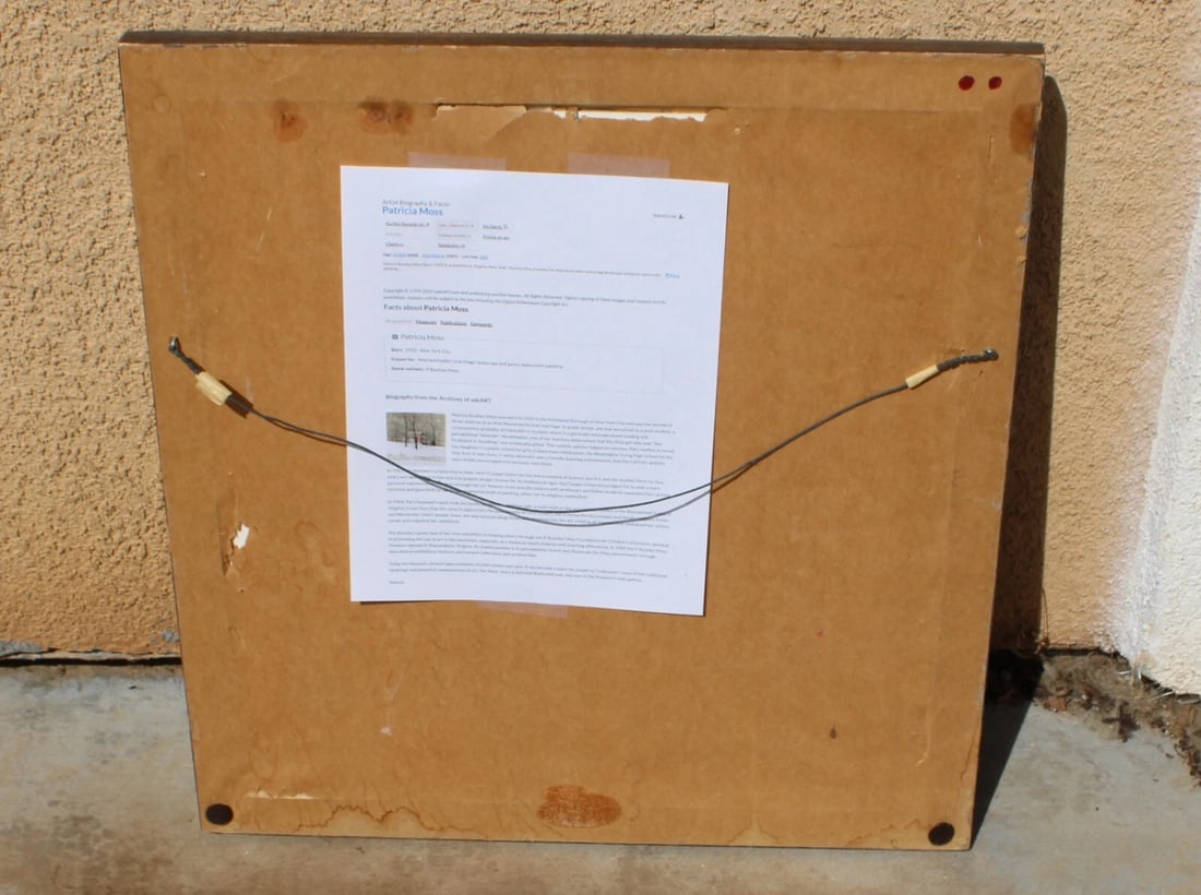 Patricia Buckley Moss Amish Children Riding in a Carriage S/N Custom Mat&Frame - 6