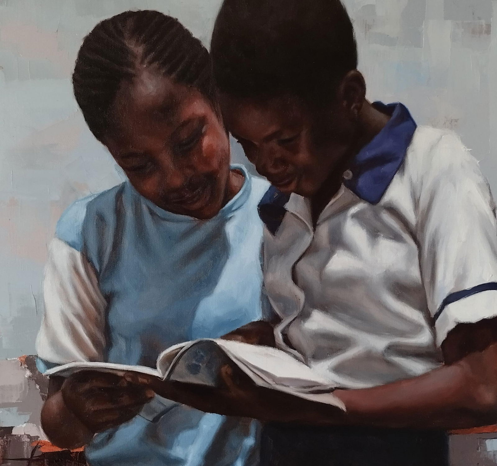 Meshach Charity, Today's Leader - 21st Century, Contemporary, Figurative Portrait, School Uniform, - 3