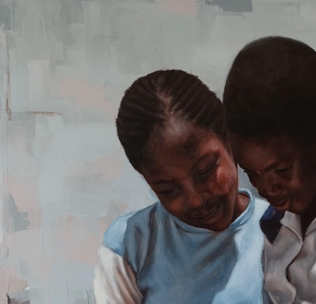 Meshach Charity, Today's Leader - 21st Century, Contemporary, Figurative Portrait, School Uniform, - 5