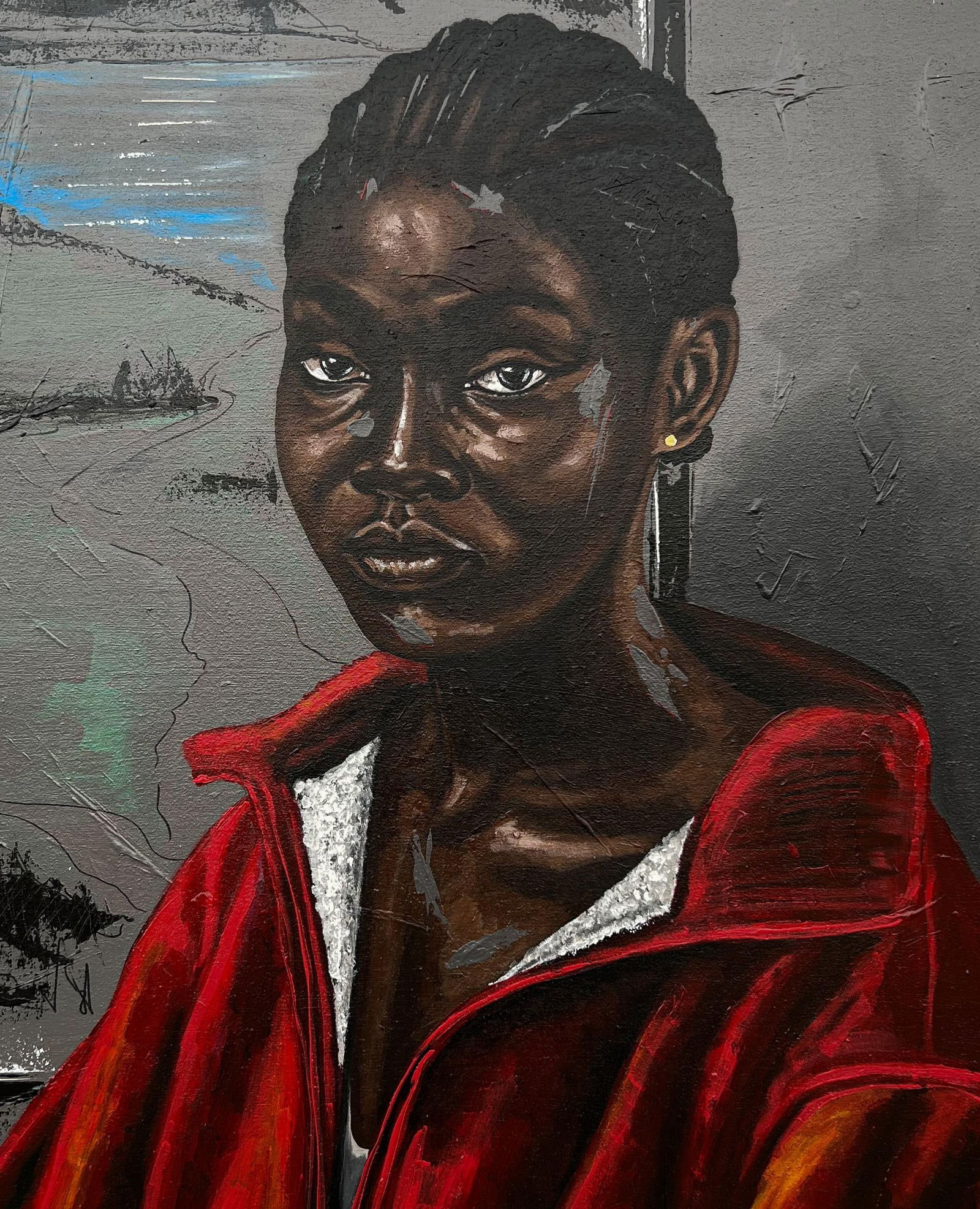 Eyitayo Alagbe , Portrait of Adesuwa - 21st Century, Contemporary, Figurative Portrait, Women, 2024 - 11