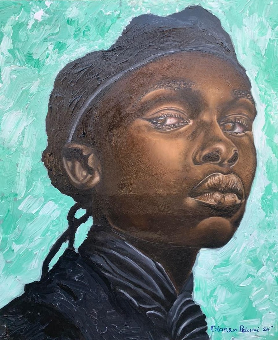 Olaosun Oluwapelumi, This Shall Pass 2 - 21st Century, Contemporary, Figurative Portrait, Men, - 11