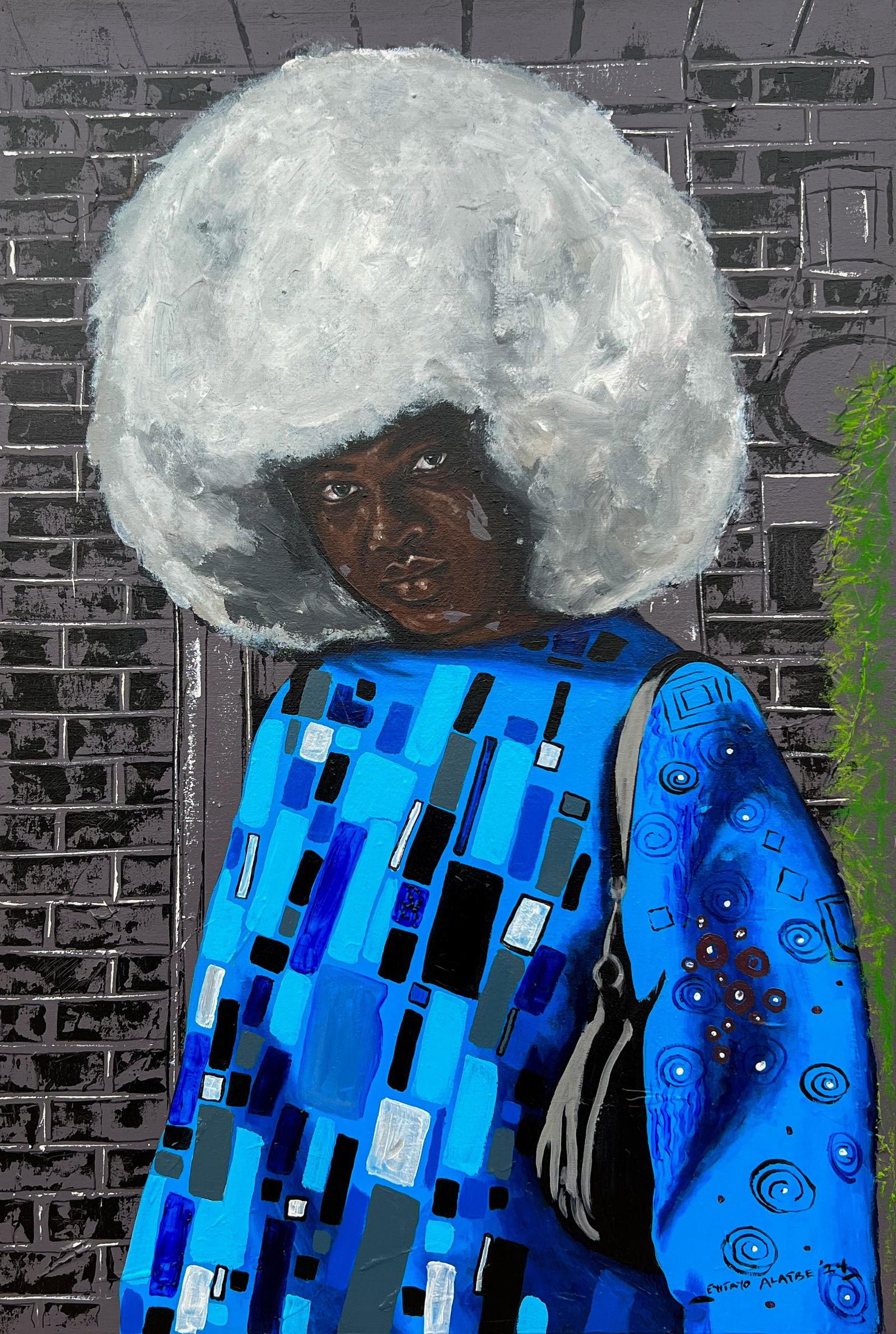 Eyitayo Alagbe , Finding Solace in Foreign Soil 1 - 21st Century, Contemporary, Portrait, Women, - 8