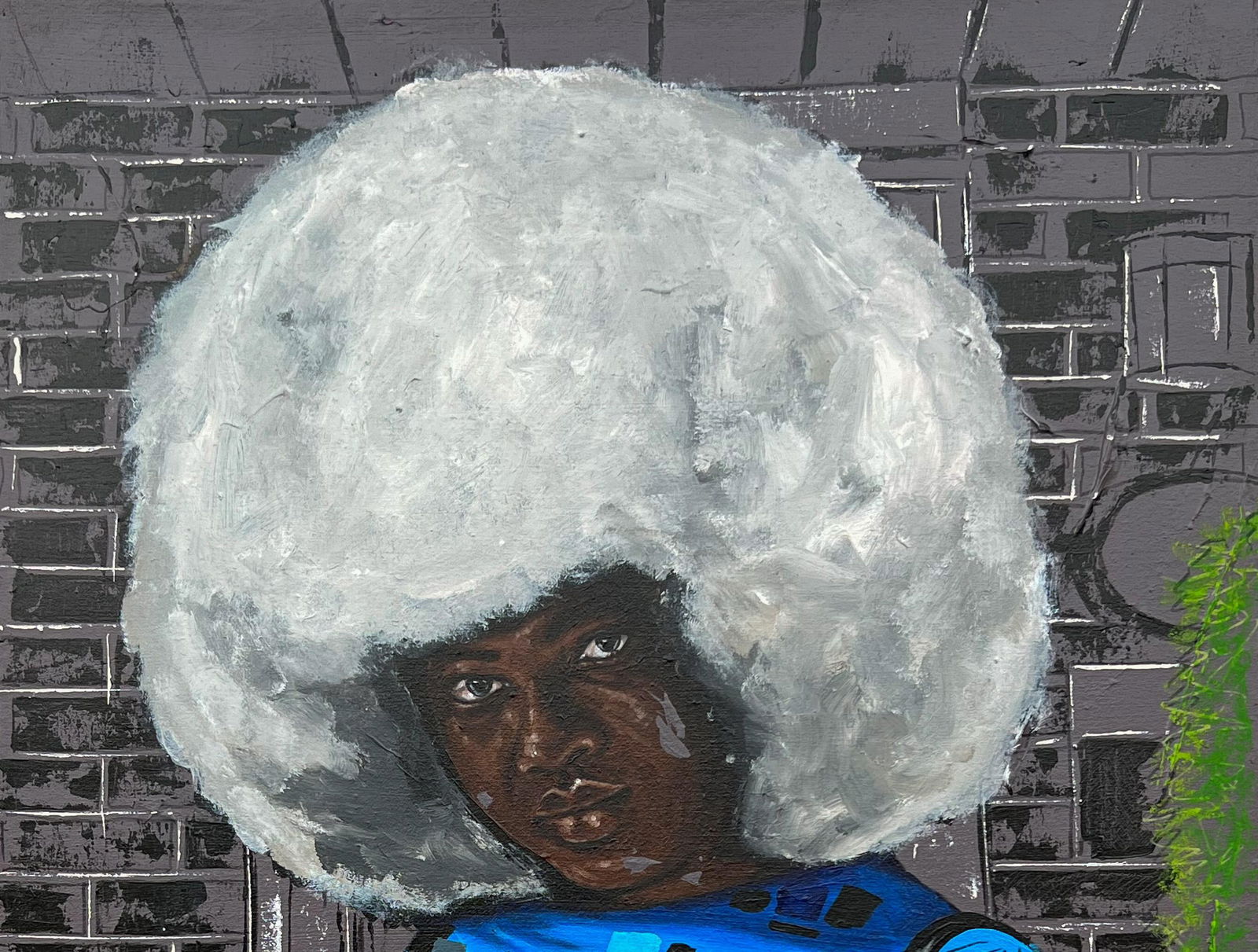 Eyitayo Alagbe , Finding Solace in Foreign Soil 1 - 21st Century, Contemporary, Portrait, Women, - 9