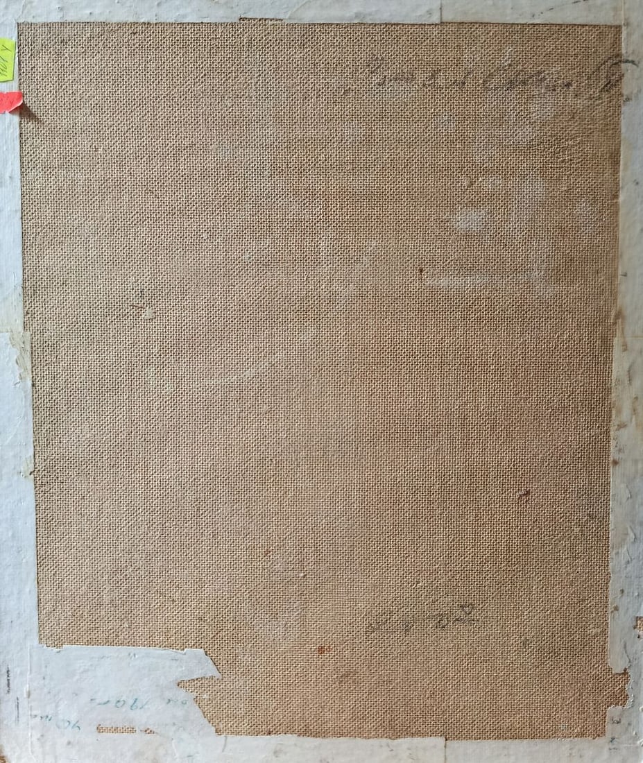 Oil painting Flowering branches in a pot Unknown artist - 10