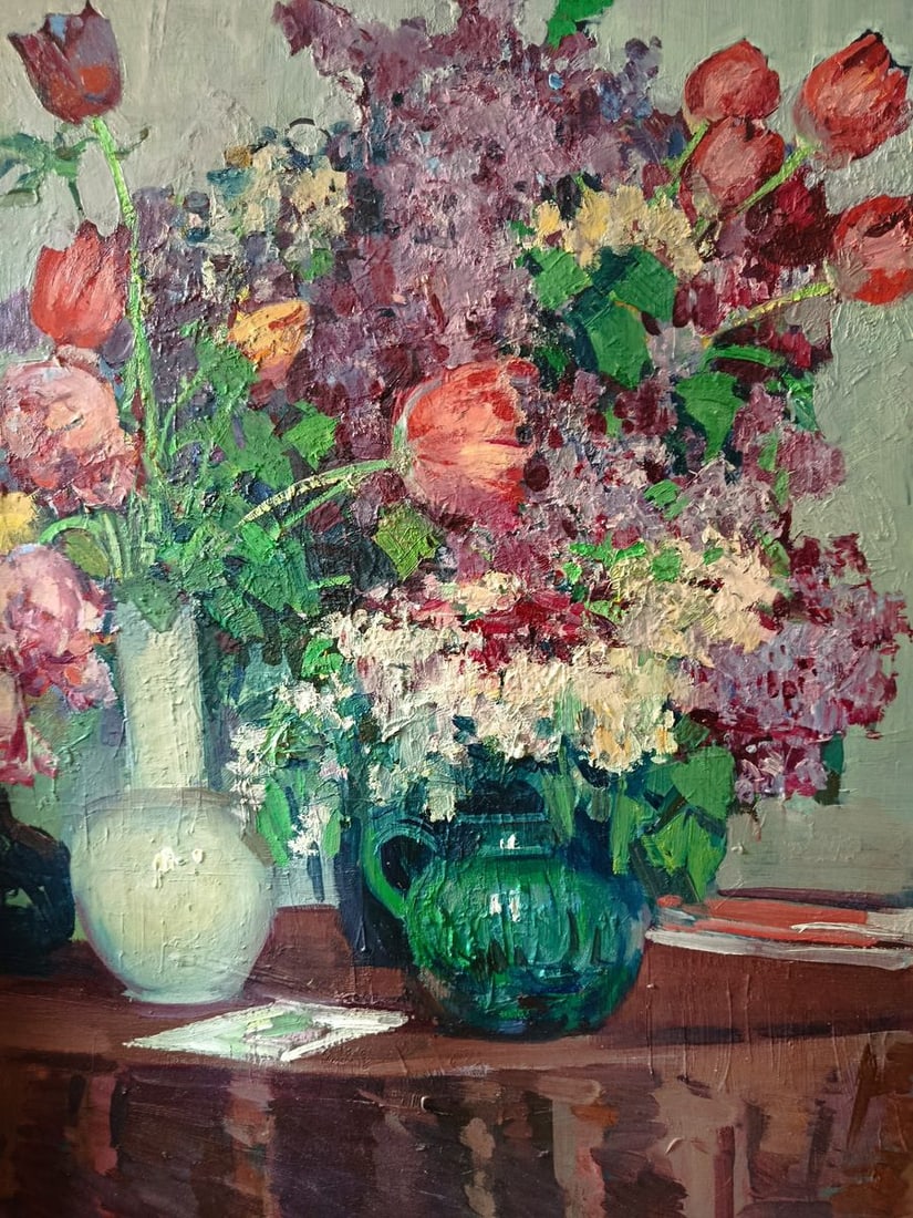 Oil painting Flowers from the garden Alexey Shovkunenko - 3