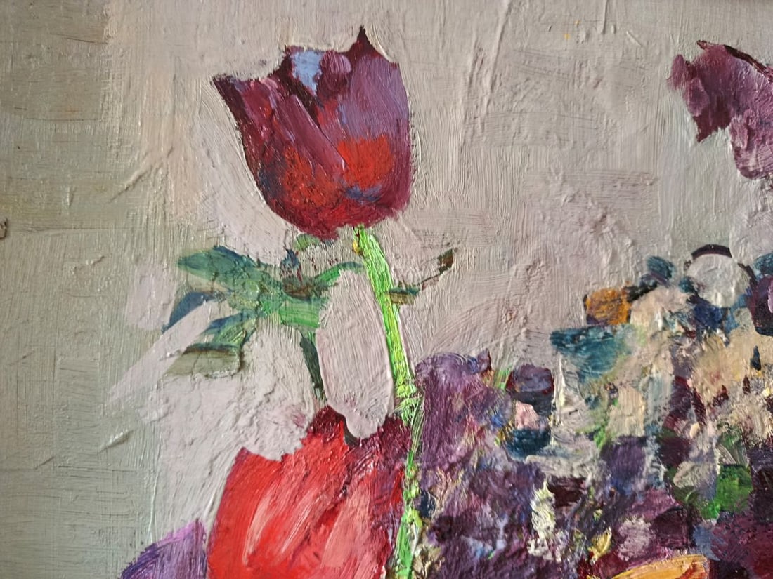 Oil painting Flowers from the garden Alexey Shovkunenko - 5