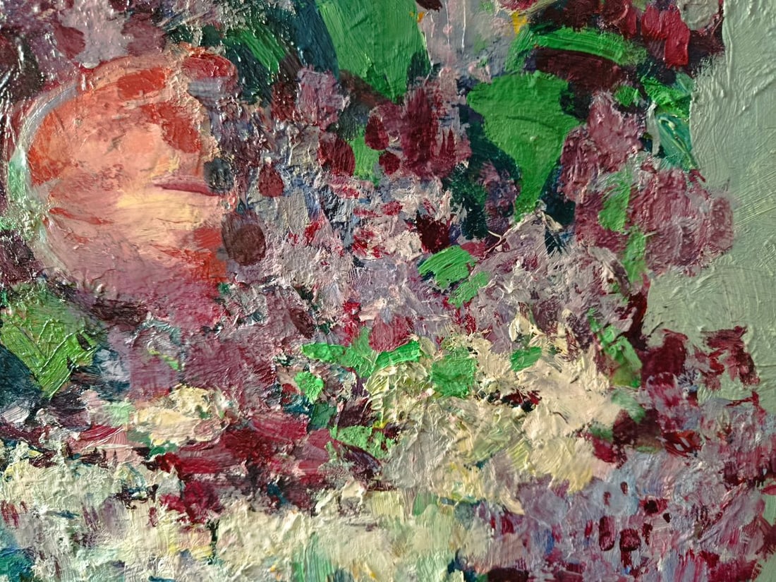 Oil painting Flowers from the garden Alexey Shovkunenko - 7