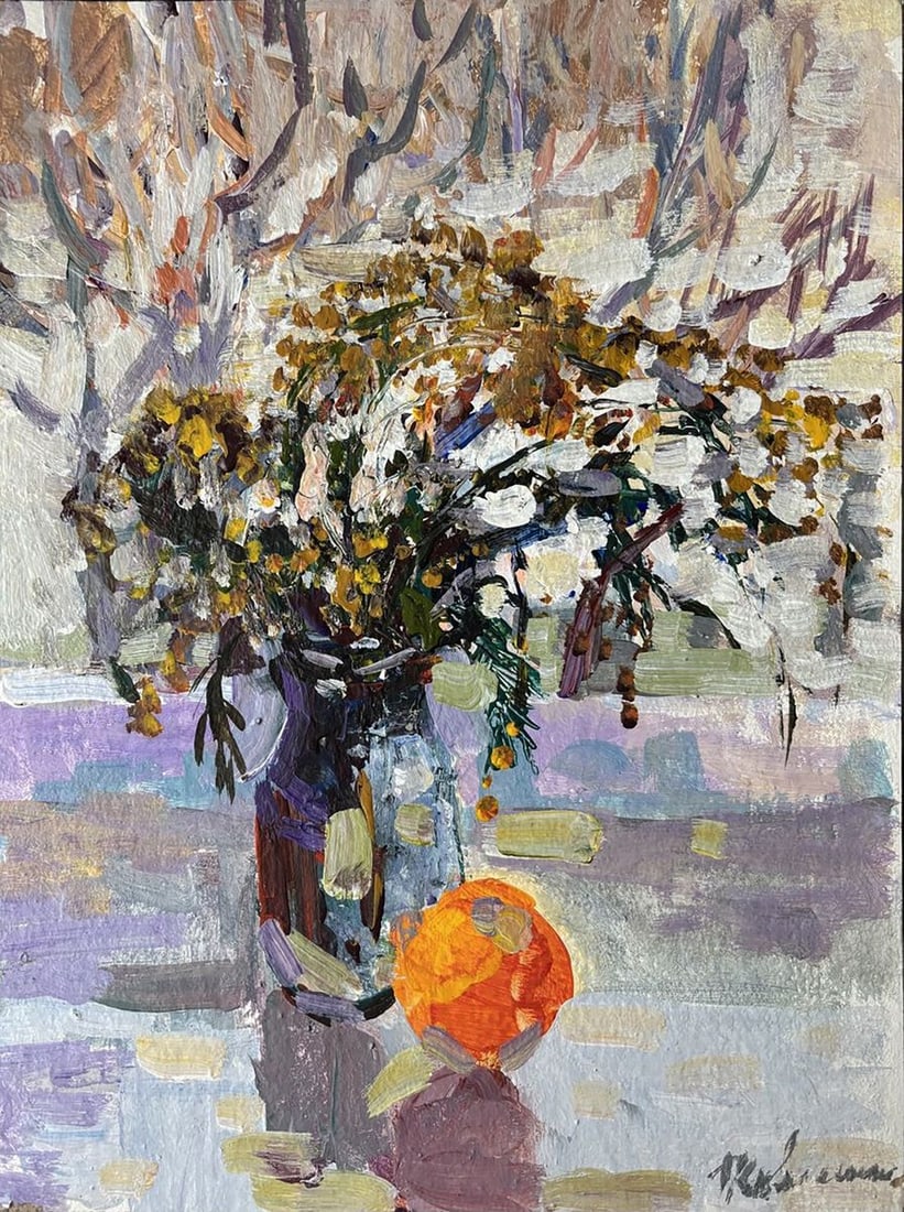 Oil painting Spring Flowers Ivan Kovalenko: Title: Oil painting Spring Flowers Ivan Kovalenko Description: No.Koval 247 *** ABOUT THIS PAINTING *** * TITLE: "Spring Flowers" * ARTISTS: Ivan Kovalenko * SIZE: -x- cm/'-x- inches' * MEDIUM: 