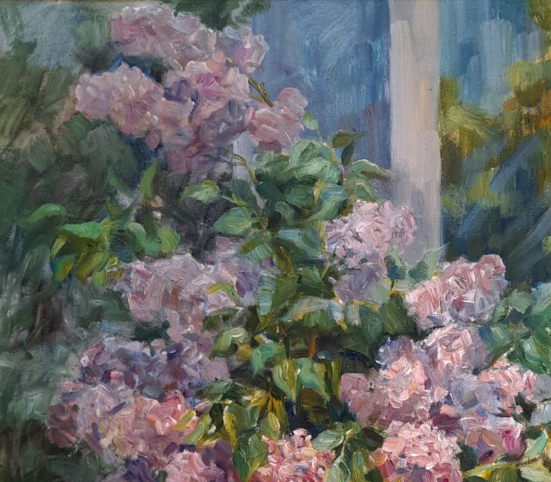 Oil painting Spring aroma that keeps peace at home Ivan Kovalenko - 2