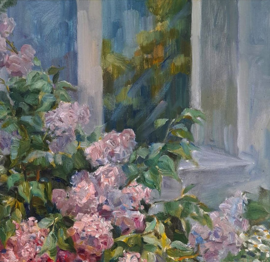 Oil painting Spring aroma that keeps peace at home Ivan Kovalenko - 3