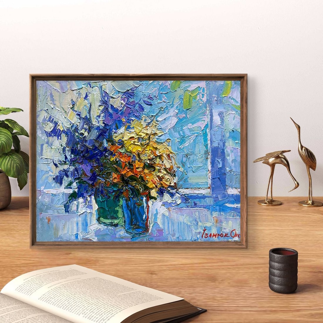 Oil painting Spring flowers Oksana Ivanyuk - 2