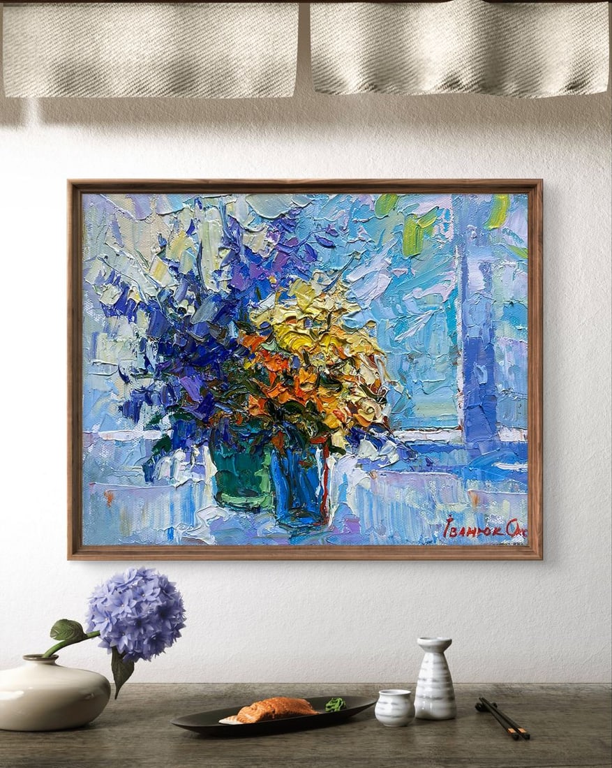 Oil painting Spring flowers Oksana Ivanyuk - 3