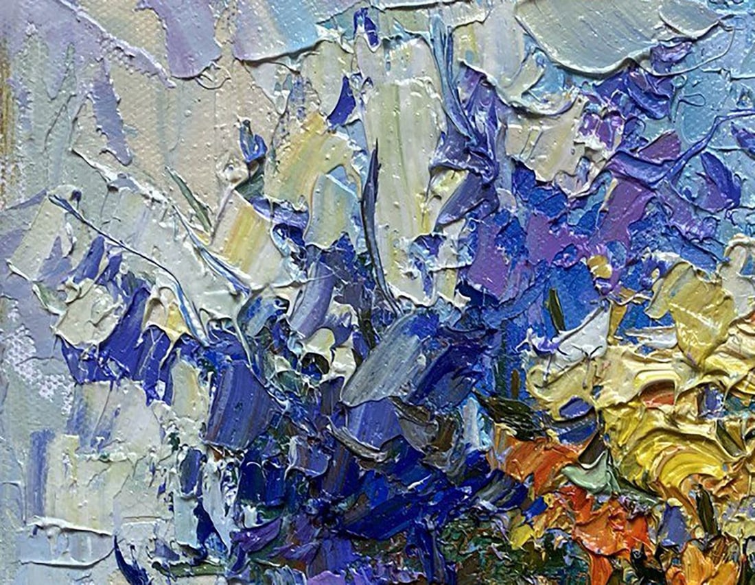 Oil painting Spring flowers Oksana Ivanyuk - 7