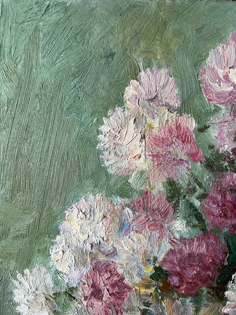 Oil painting Still life with chrysanthemums V. Mishurovsky - 2