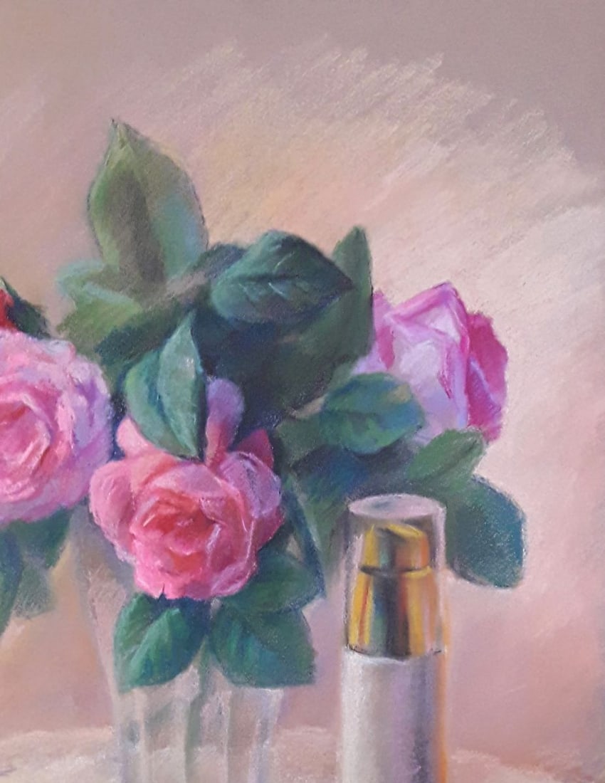 Pastel painting Tea roses Serdyuk Boris Petrovich - 5