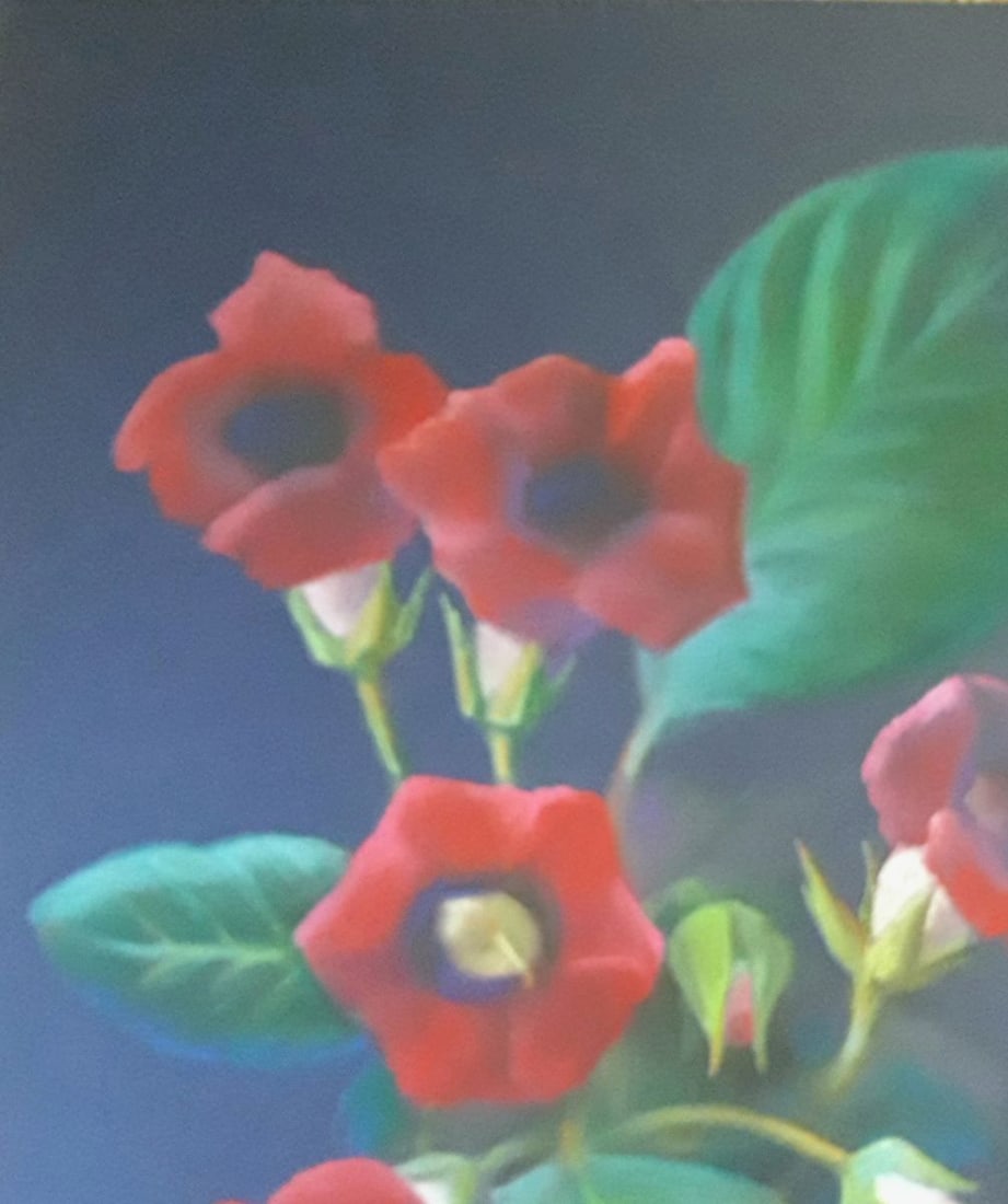 Pastel painting Gloxinia Serdyuk Boris Petrovich - 2