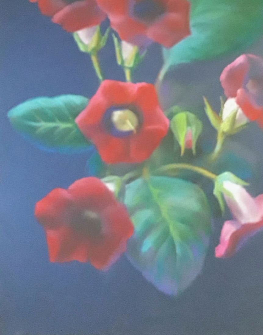 Pastel painting Gloxinia Serdyuk Boris Petrovich - 3