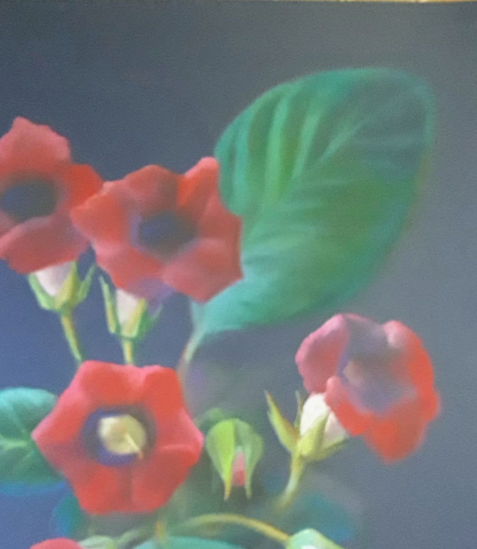 Pastel painting Gloxinia Serdyuk Boris Petrovich - 4