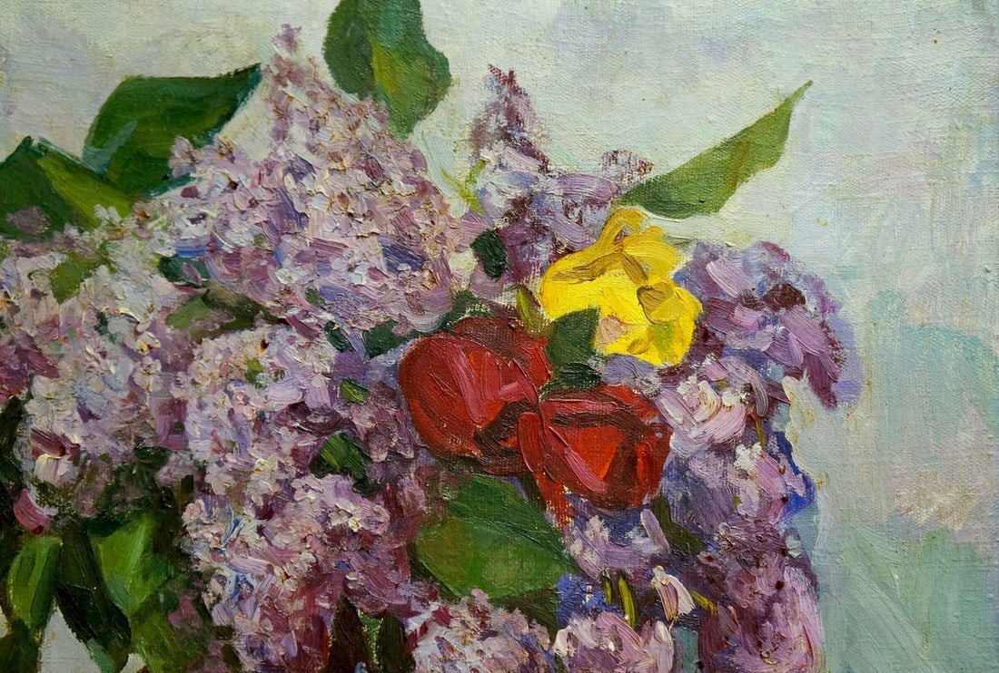 Oil painting Lilac - 4