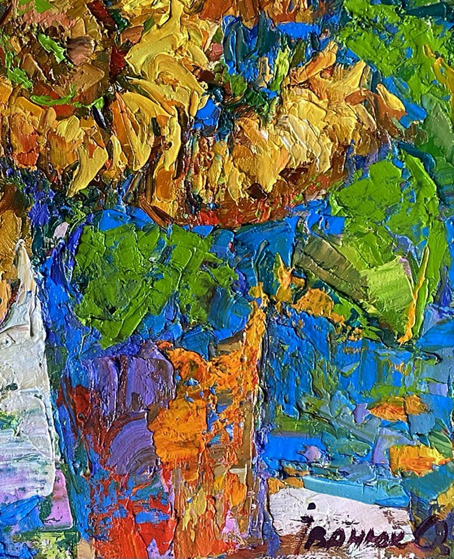 Oil painting Sunflowers Alex Kalenyuk - 7